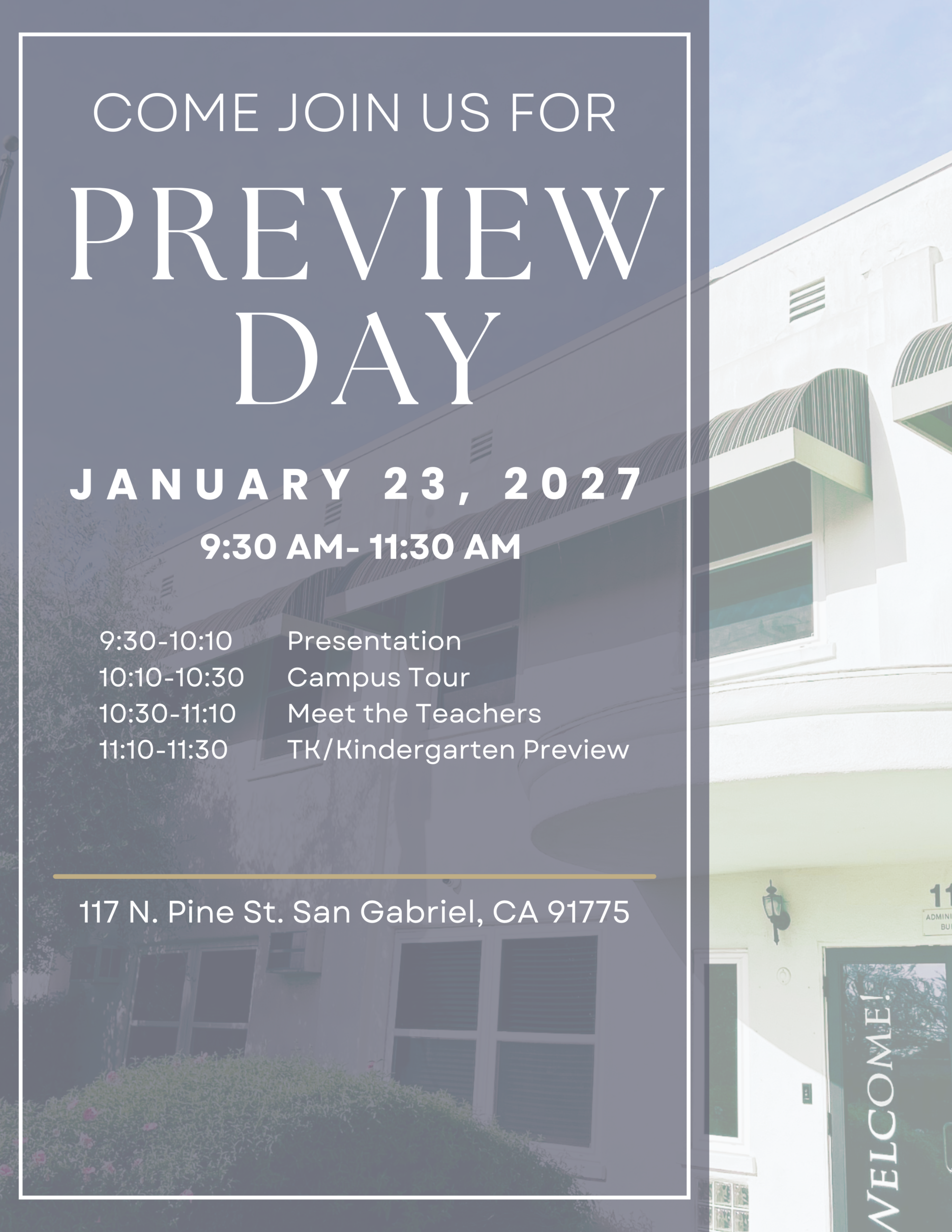 SGCS Preview Day